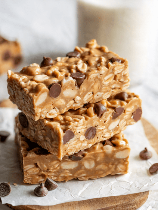 No-Bake Chocolate Peanut Butter Snack Bars