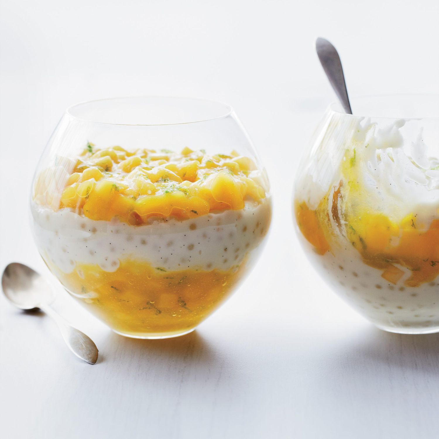 Spiced Mango Tapioca Pudding
