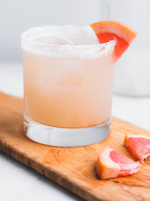 Smoky Charred Grapefruit Mezcal Cooler