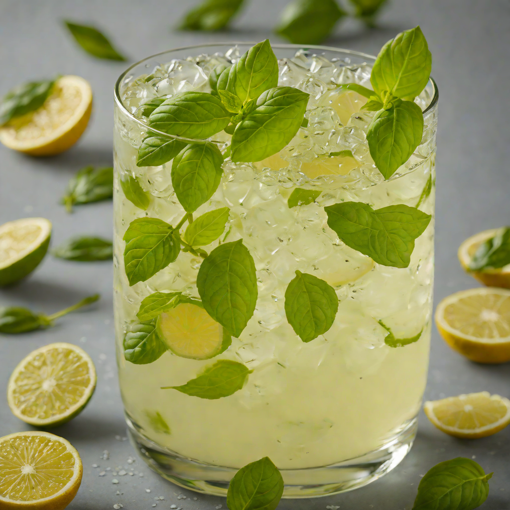 High-Yield Basil-Ginger Collins