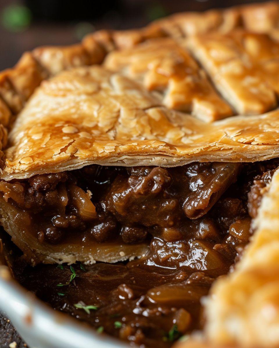 Slow-Cooked Beef and Guinness Meat Pie
