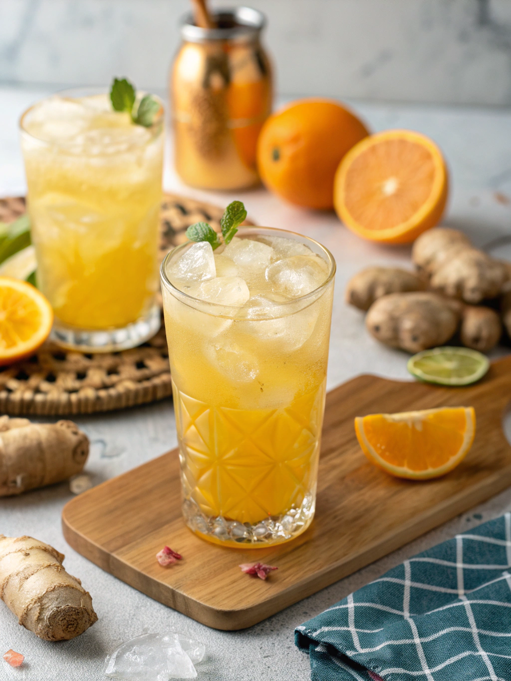 Tropical Ginger Citrus Fizz