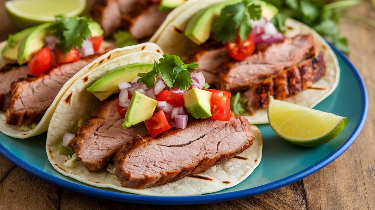 Grilled Citrus-Lime Pork Tacos with Fresh Salsa