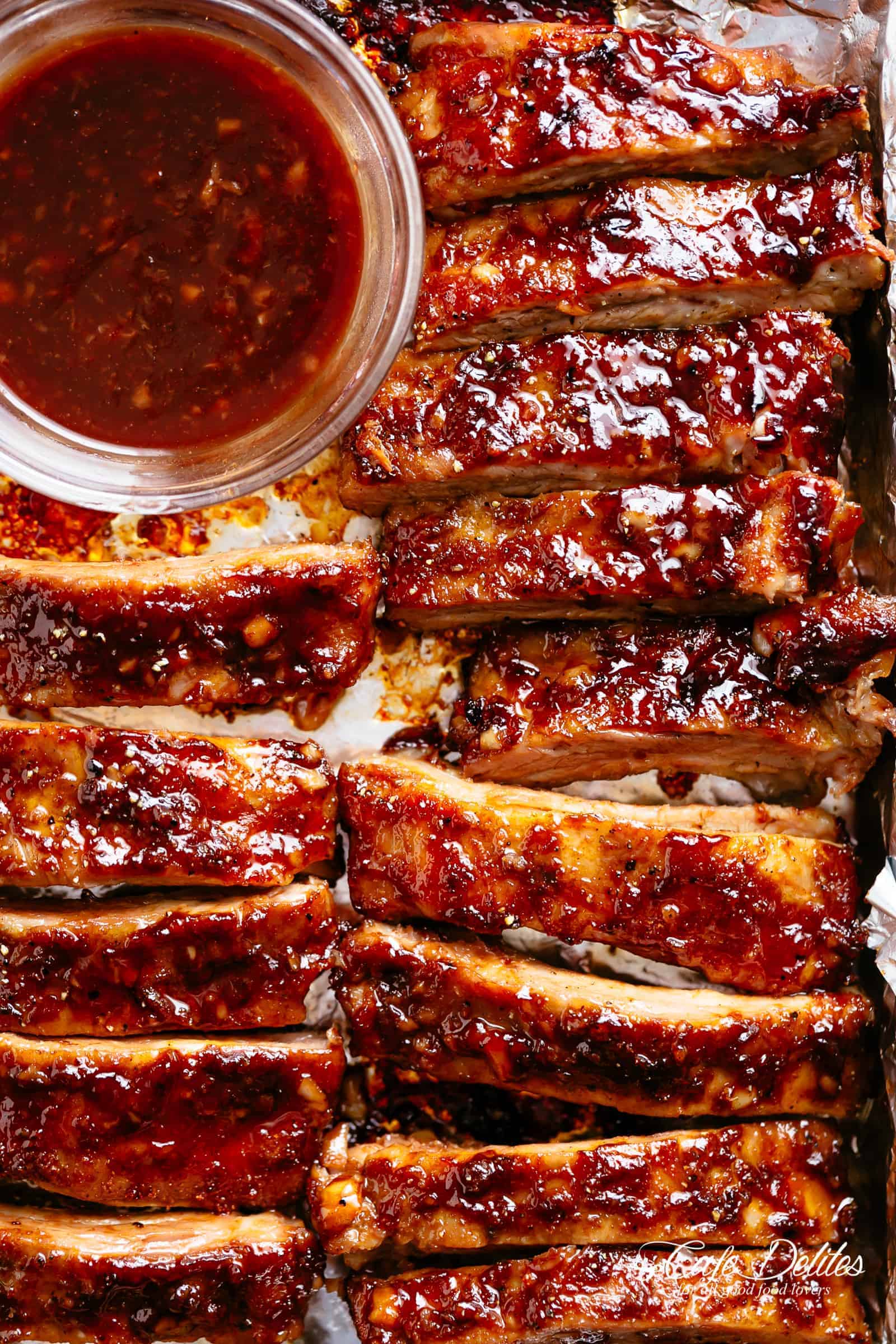 Whiskey-Infused Bourbon BBQ Glazed Pork Ribs