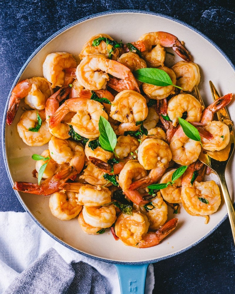 Thai-Inspired Shrimp and Basil Stir-Fry
