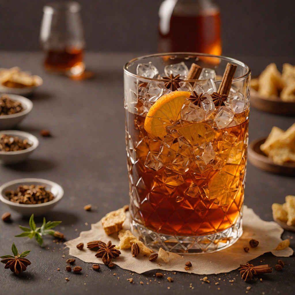 Smoked Spiced Bourbon Old Fashioned