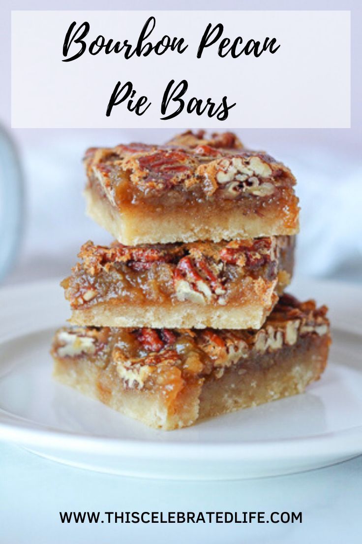 Southern-Style Pecan Pie Bars with Bourbon Drizzle