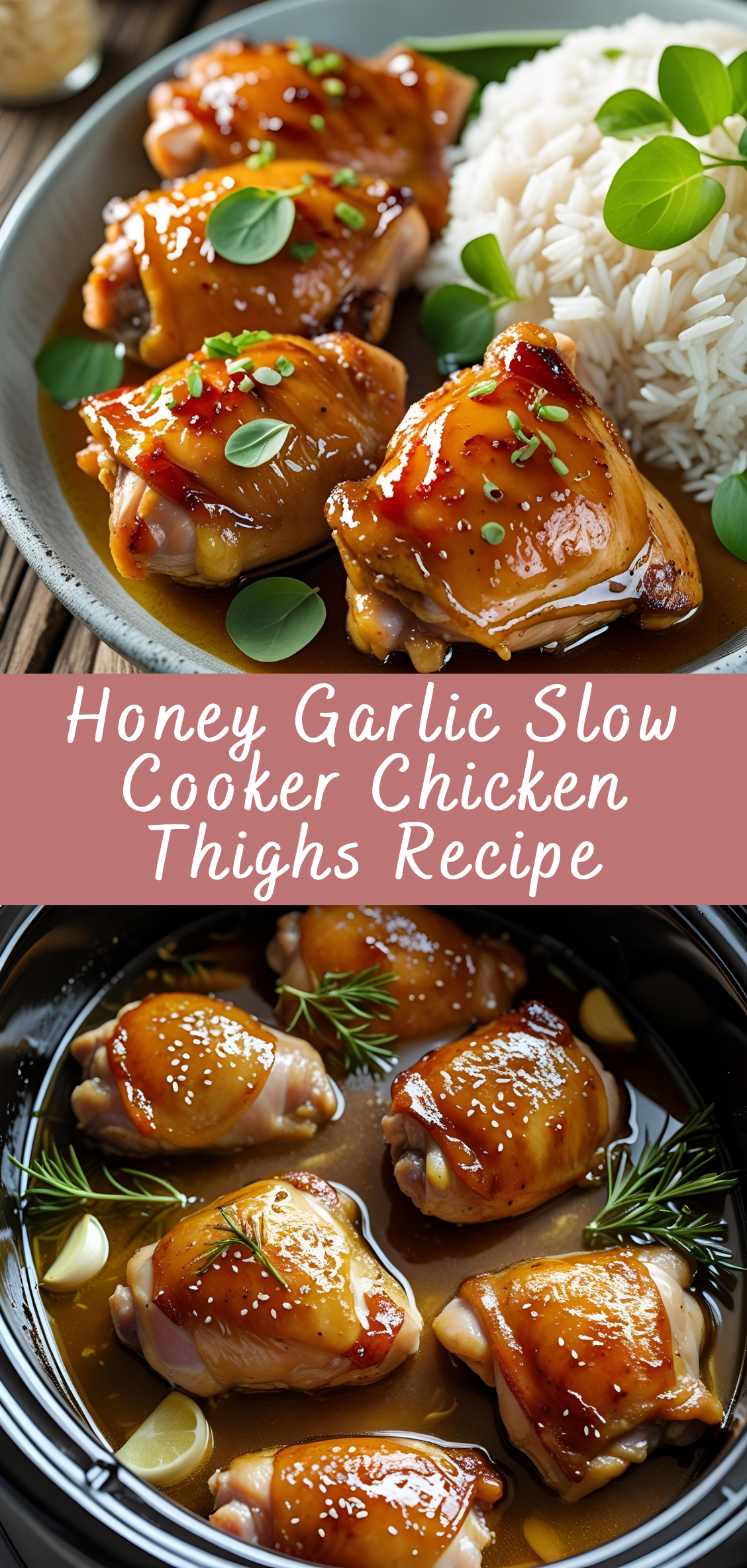 Honey-Glazed Slow Cooker Chicken Thighs