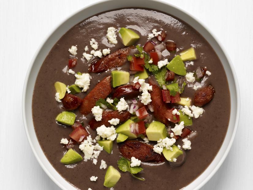 Slow-Simmered Black Bean and Chorizo Soup