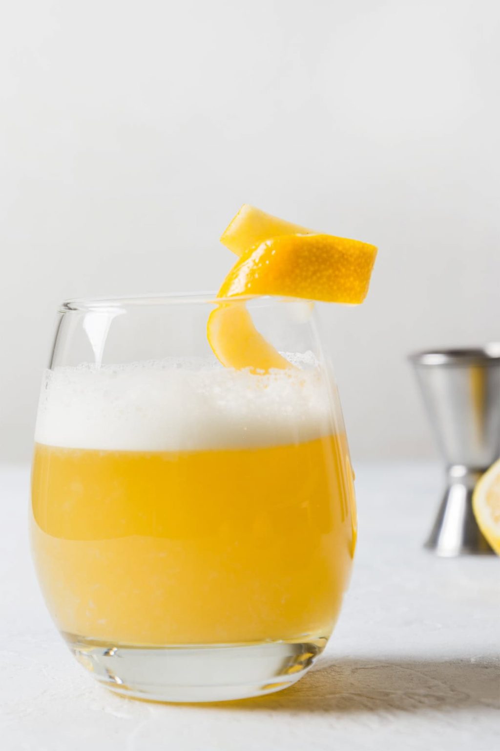 Honey-Chamomile Whiskey Sour