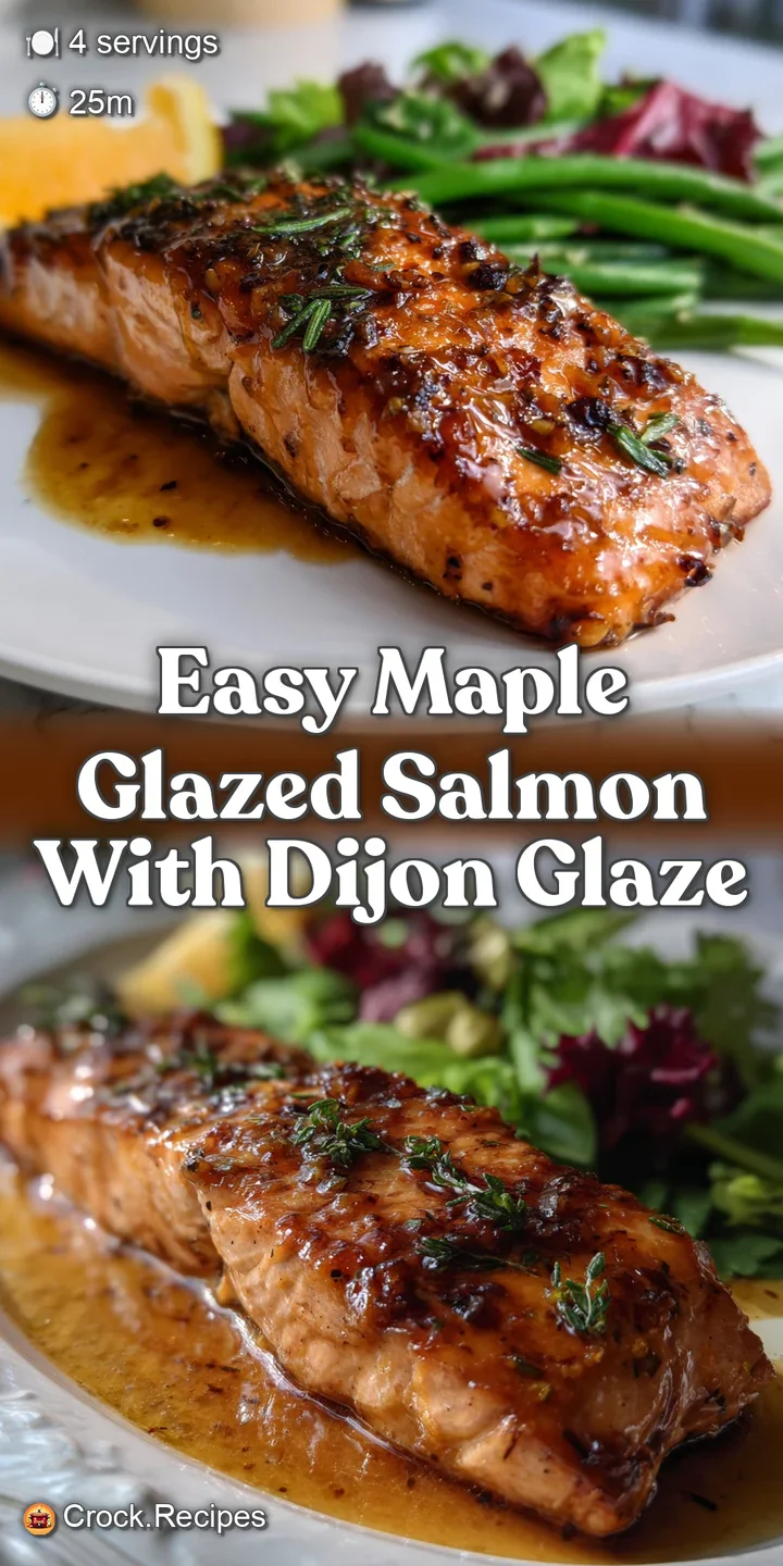 Honey-Glazed Salmon with Maple-Dijon Glaze