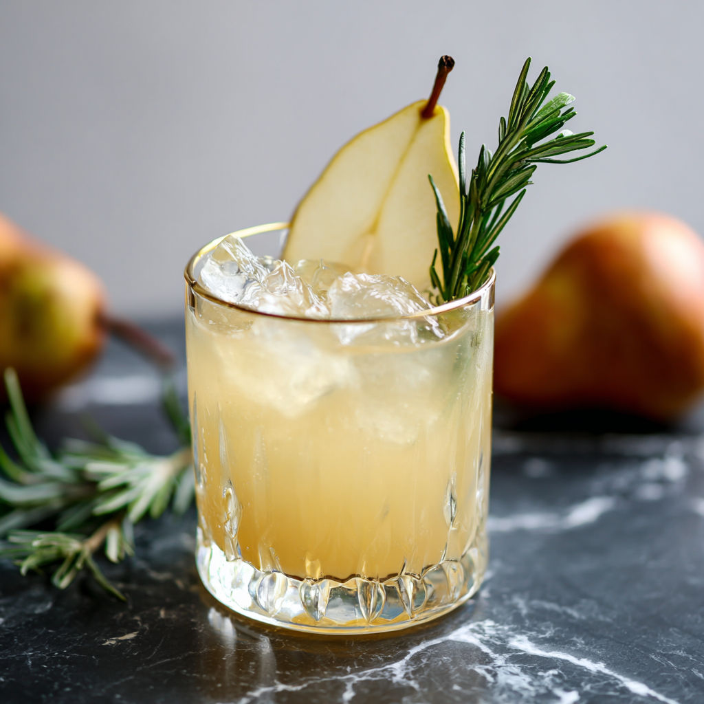 Herbed Gin Sour with Fresh Rosemary