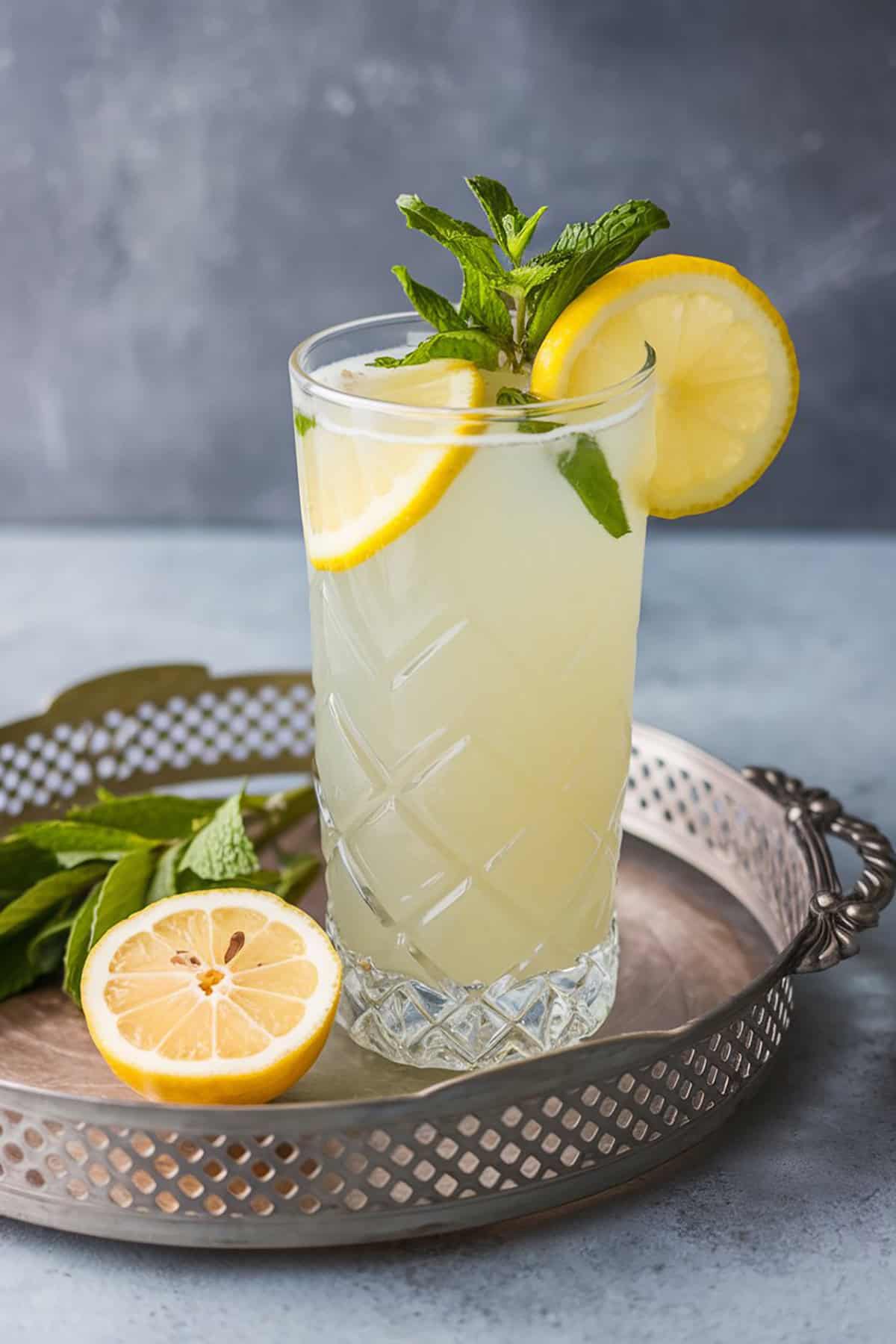 Shaken Elderflower Collins with Fresh Lemon and Gin