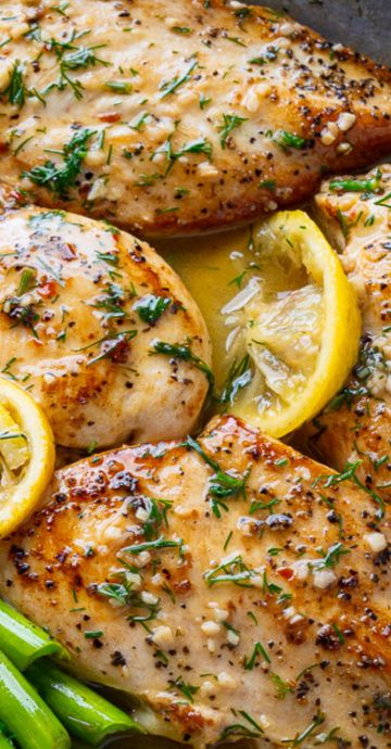 Sautéed Garlic-Herb Chicken with Lemon Zest