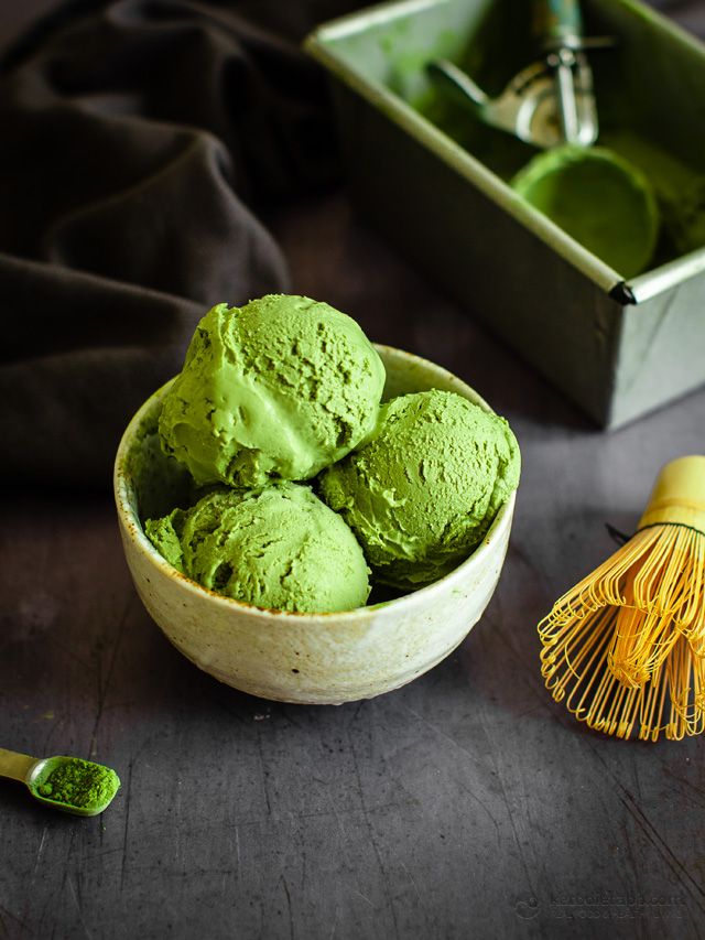 Japanese-Inspired Matcha Green Tea Ice Cream