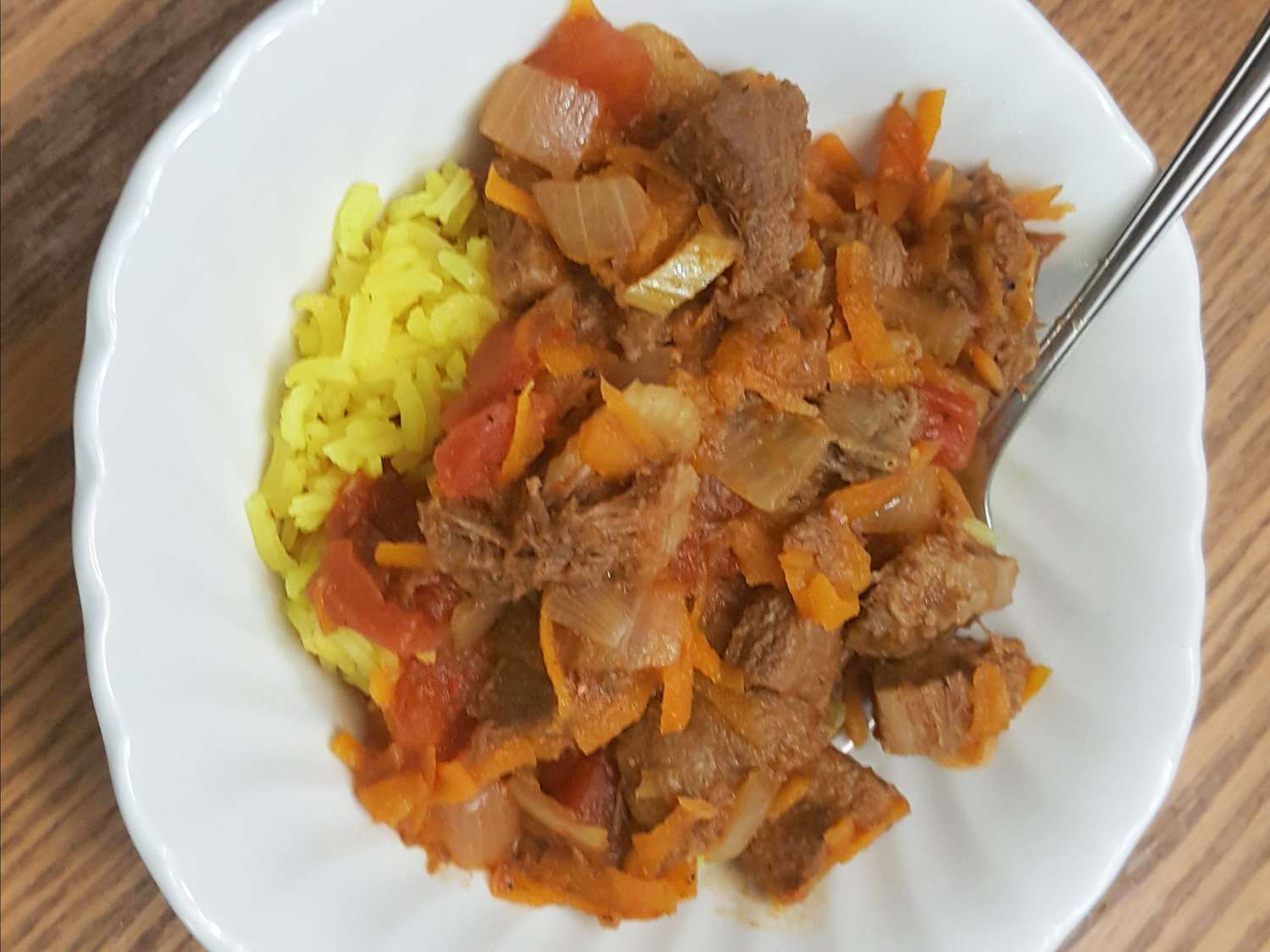 Slow-Simmered Salvadoran Beef with Tomato and Spices