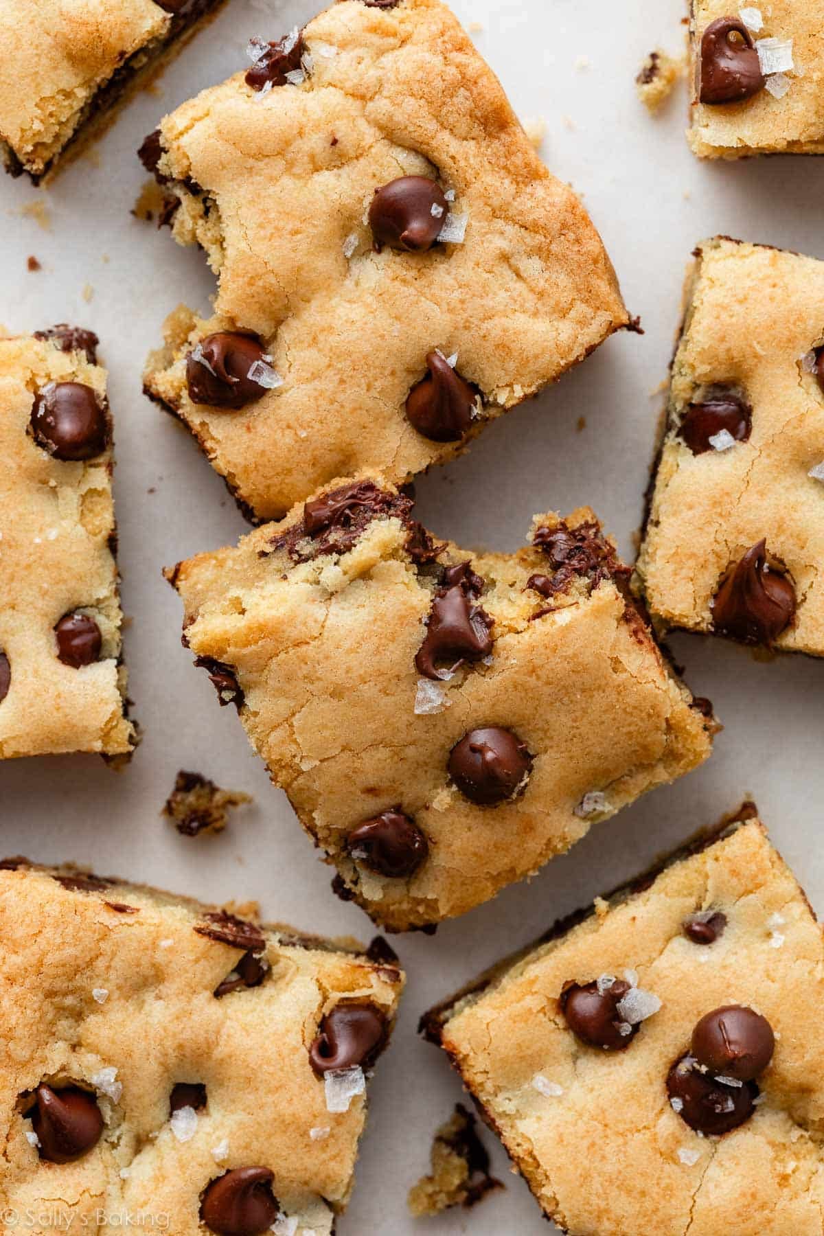 Random Fun Chocolate Chip Cookie Bars
