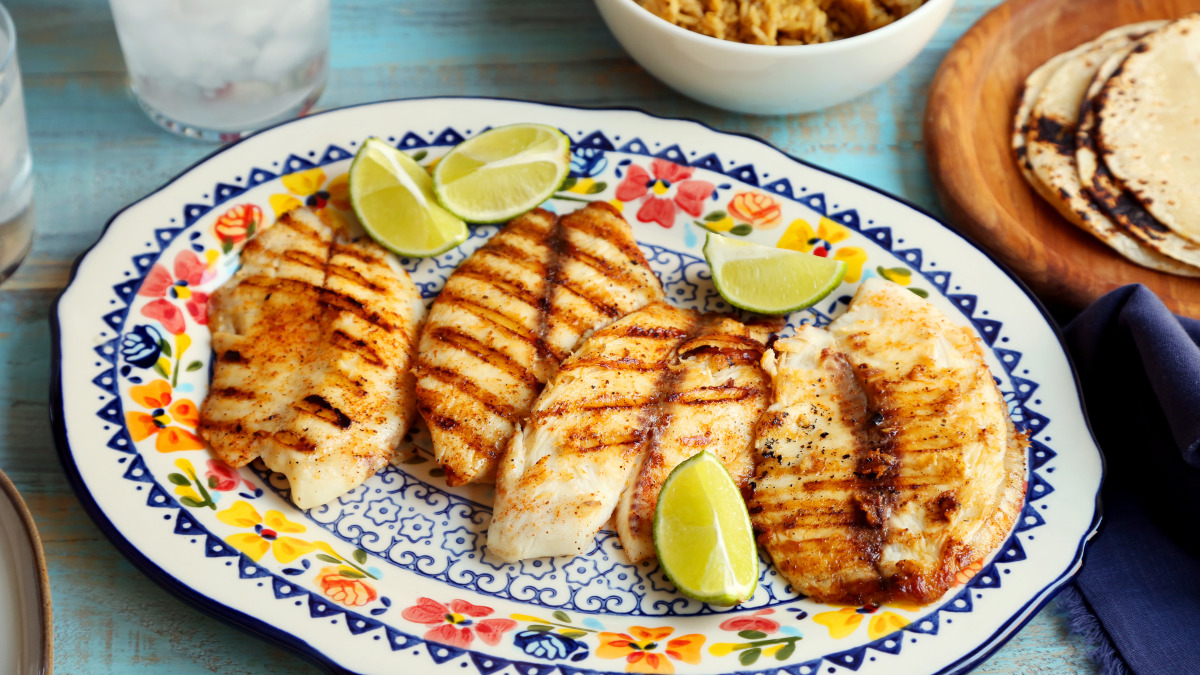 Kenyan-Style Grilled Tilapia with Tamarind and Chili Glaze