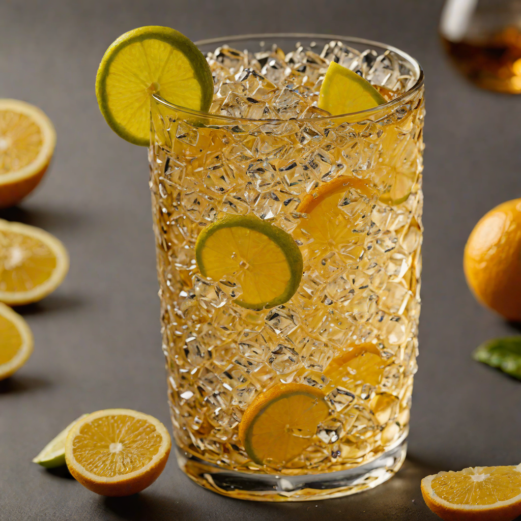 Japanese-Style Soda Highball with Whiskey and Citrus