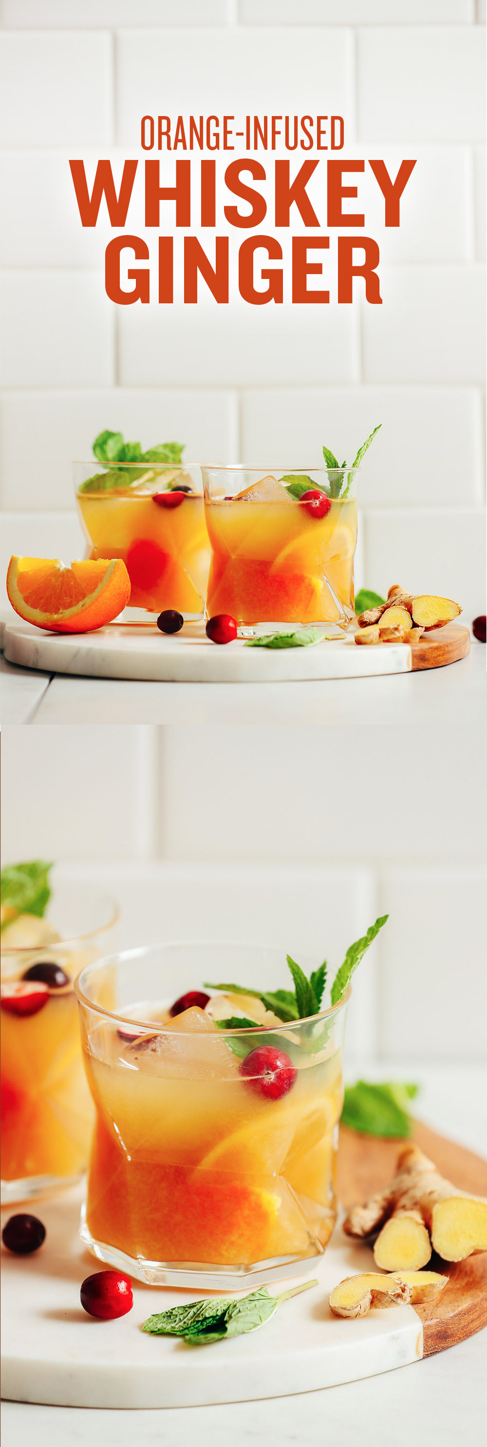 Citrus-Spiced Ginger Whiskey Sour