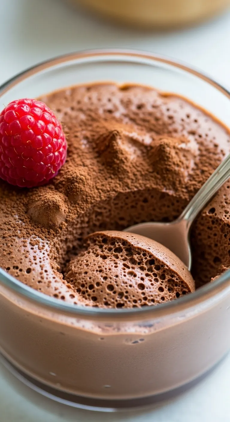 3-Ingredient Dark Chocolate Mousse