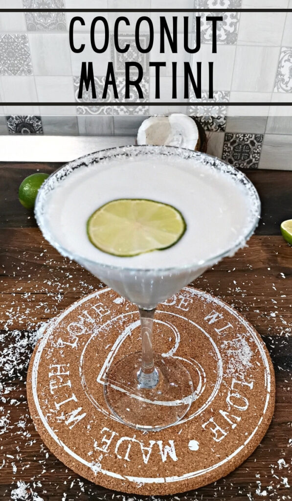 Coconut Lime Vodka Martini