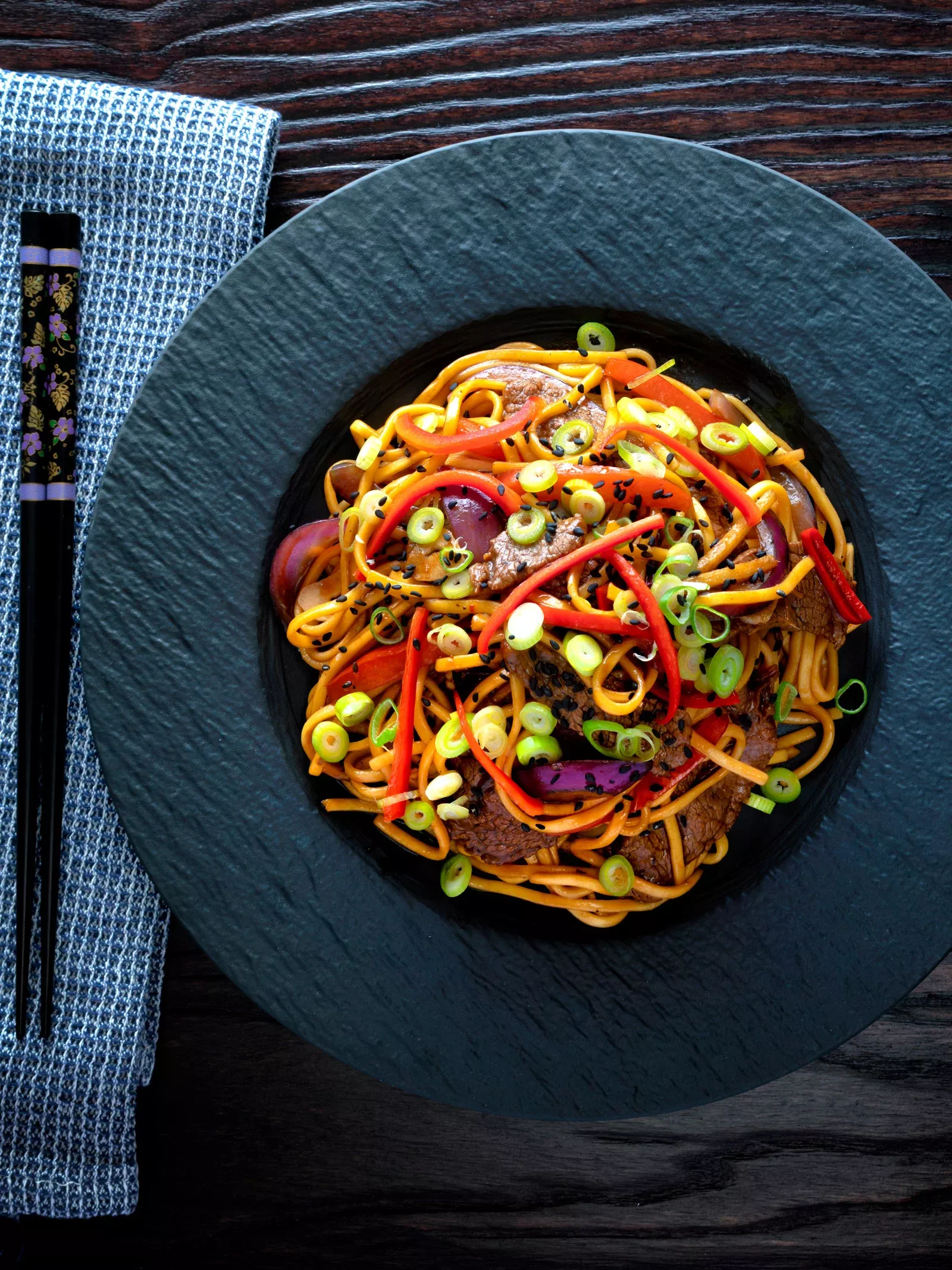 Kangaroo Stir-Fry with Bush Tomato and Kakadu Plum Sauce