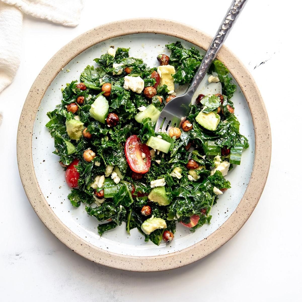 Toasted Chickpea and Tomato Burmese Salad with Lime Dressing