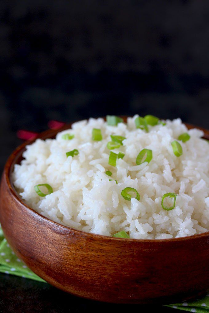 Jasmine Rice with Ginger and Scallion Oil