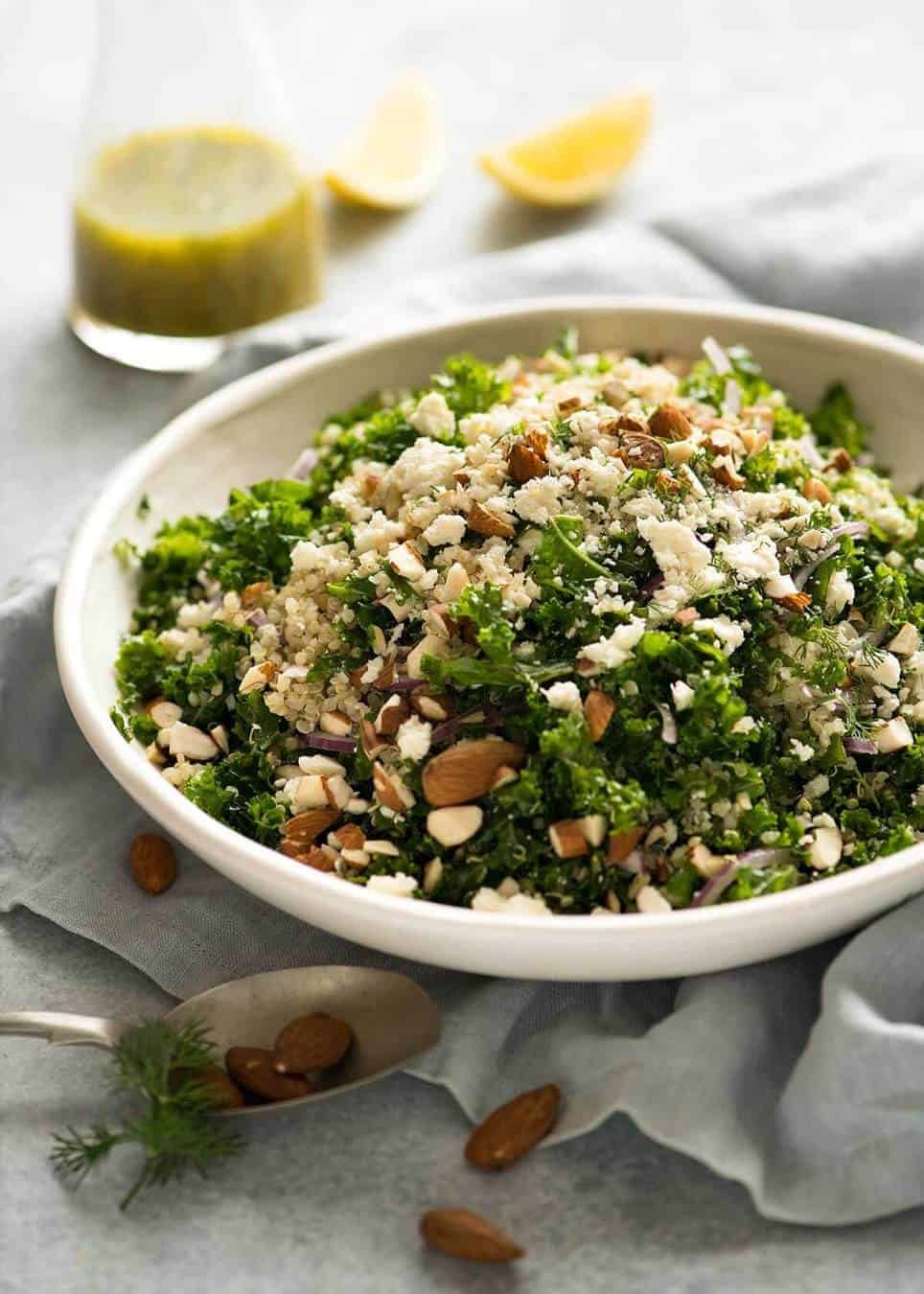 Memorial Park-Inspired Wild Greens and Quinoa Salad