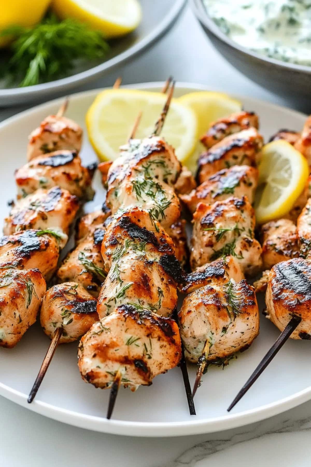 Oven-Roasted Lemon Oregano Chicken with Tzatziki Sauce