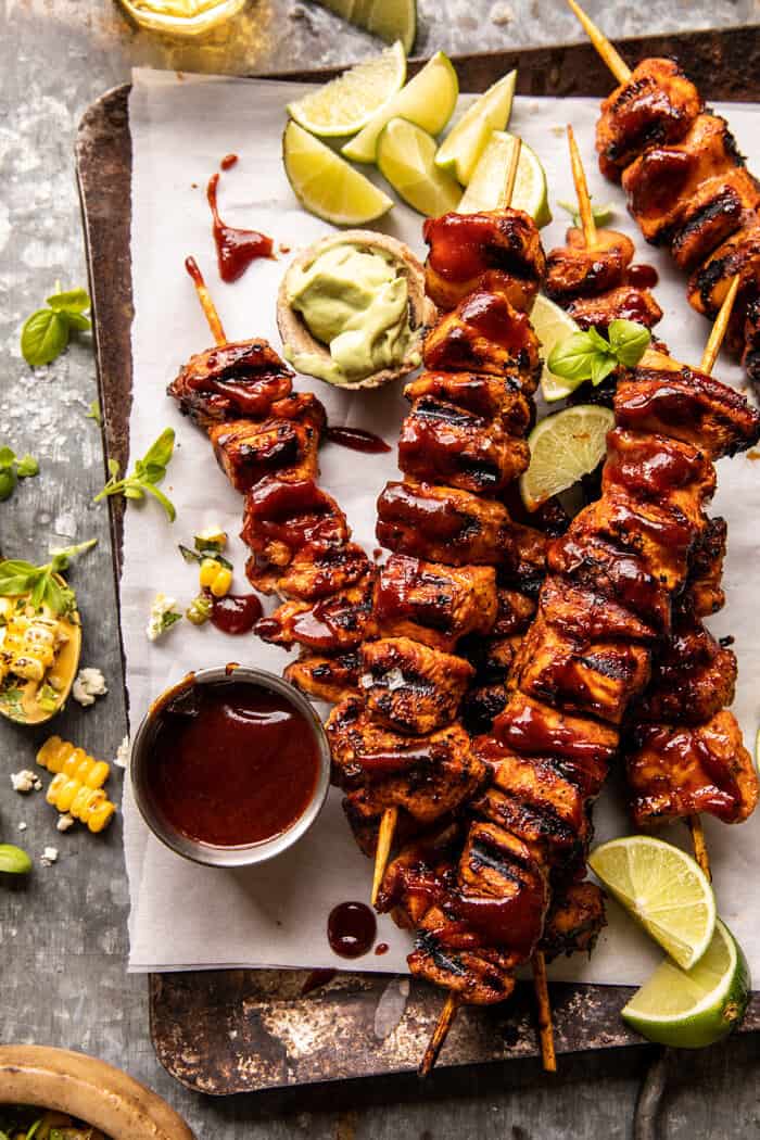 Fun Band-Inspired Sweet and Spicy Chicken Skewers