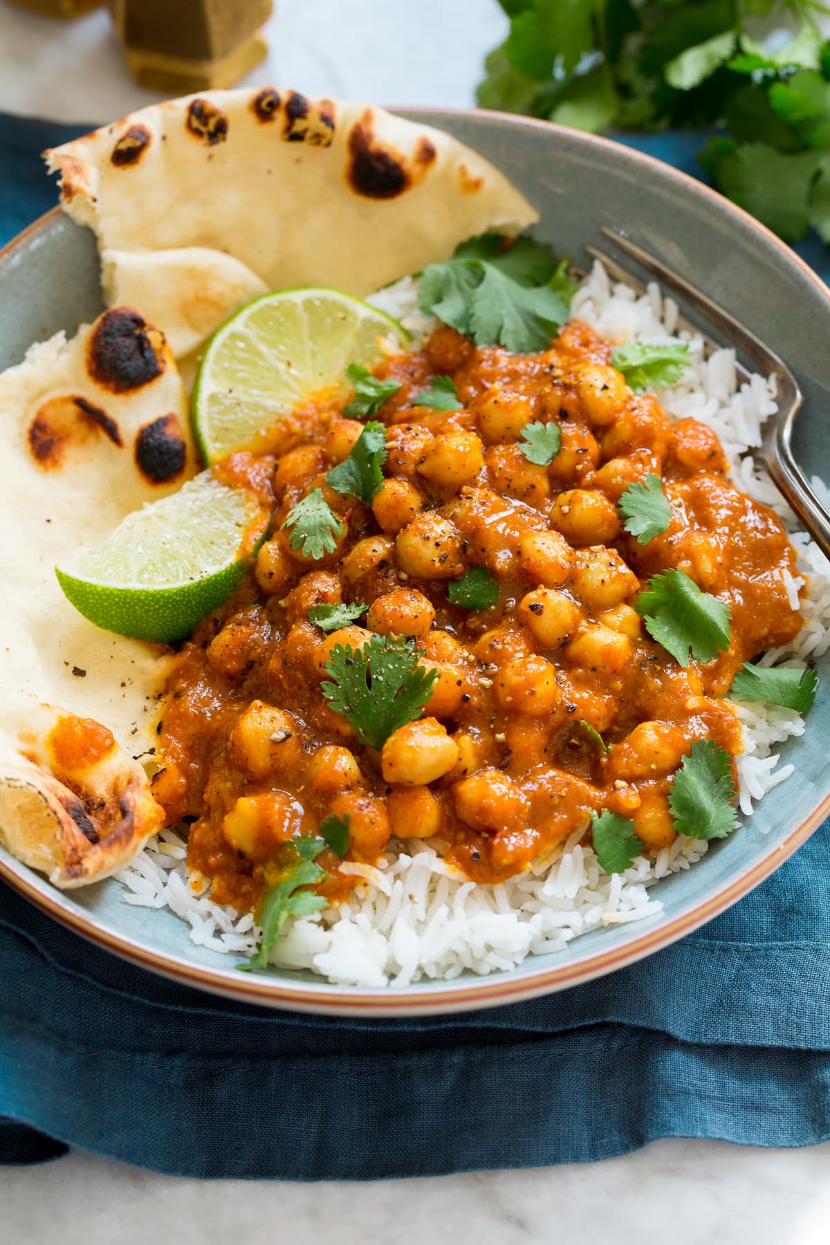 Spiced Rajpura-Inspired Chickpea Curry