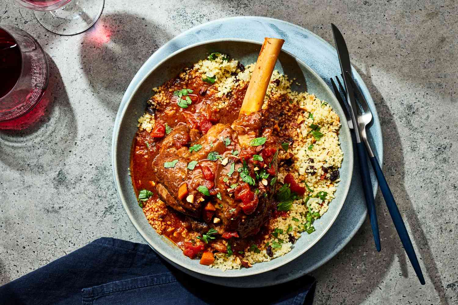 Slow-Roasted Moroccan-Spiced Lamb Shanks