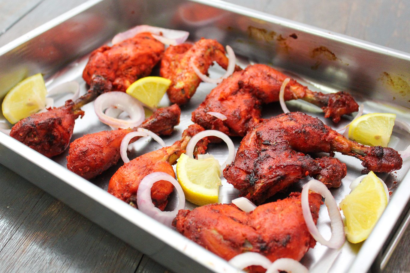 Tandoori-Spiced Chicken with Mint Raita