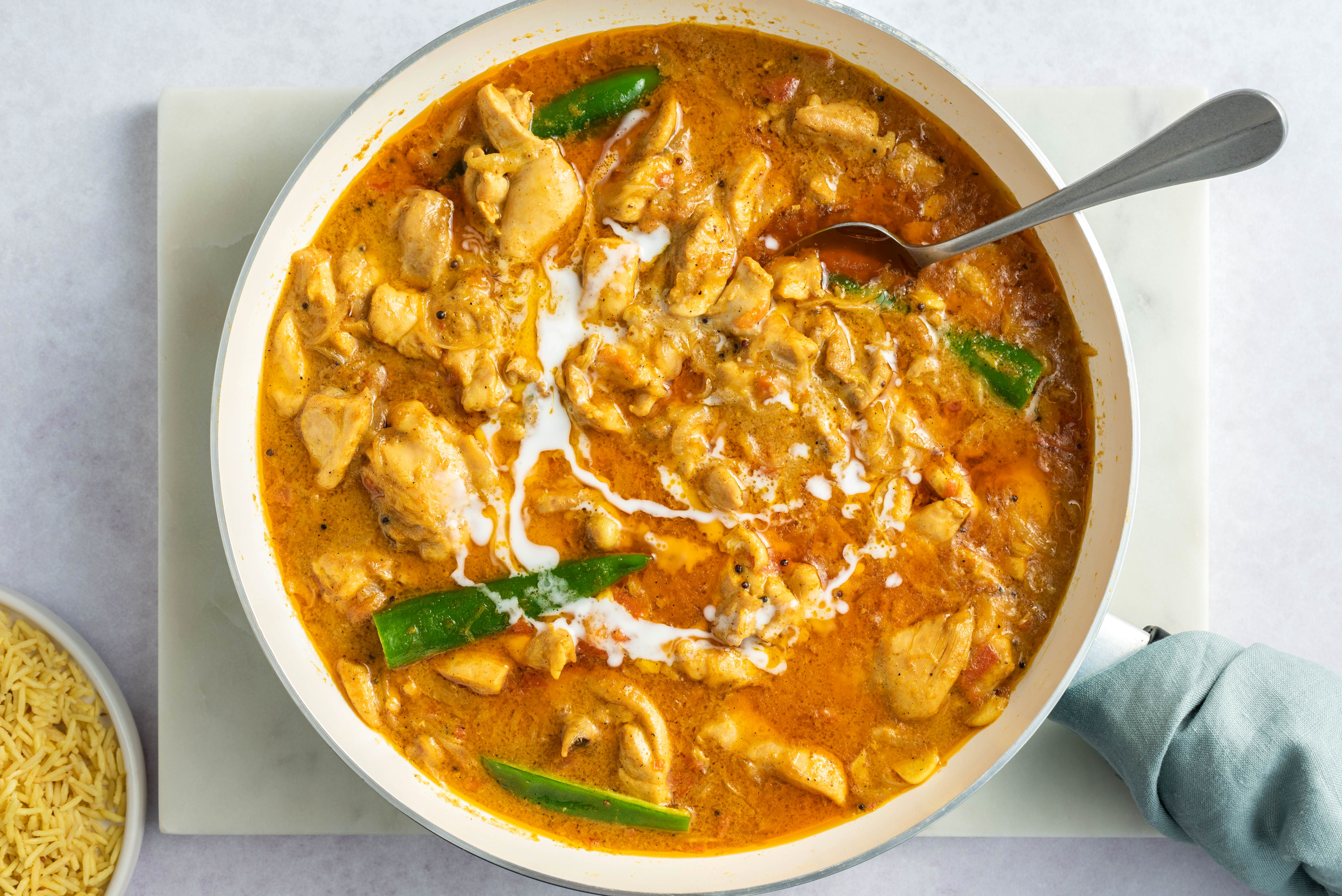Pan-Seared Chicken with Rajpura-Inspired Mustard Curry Sauce