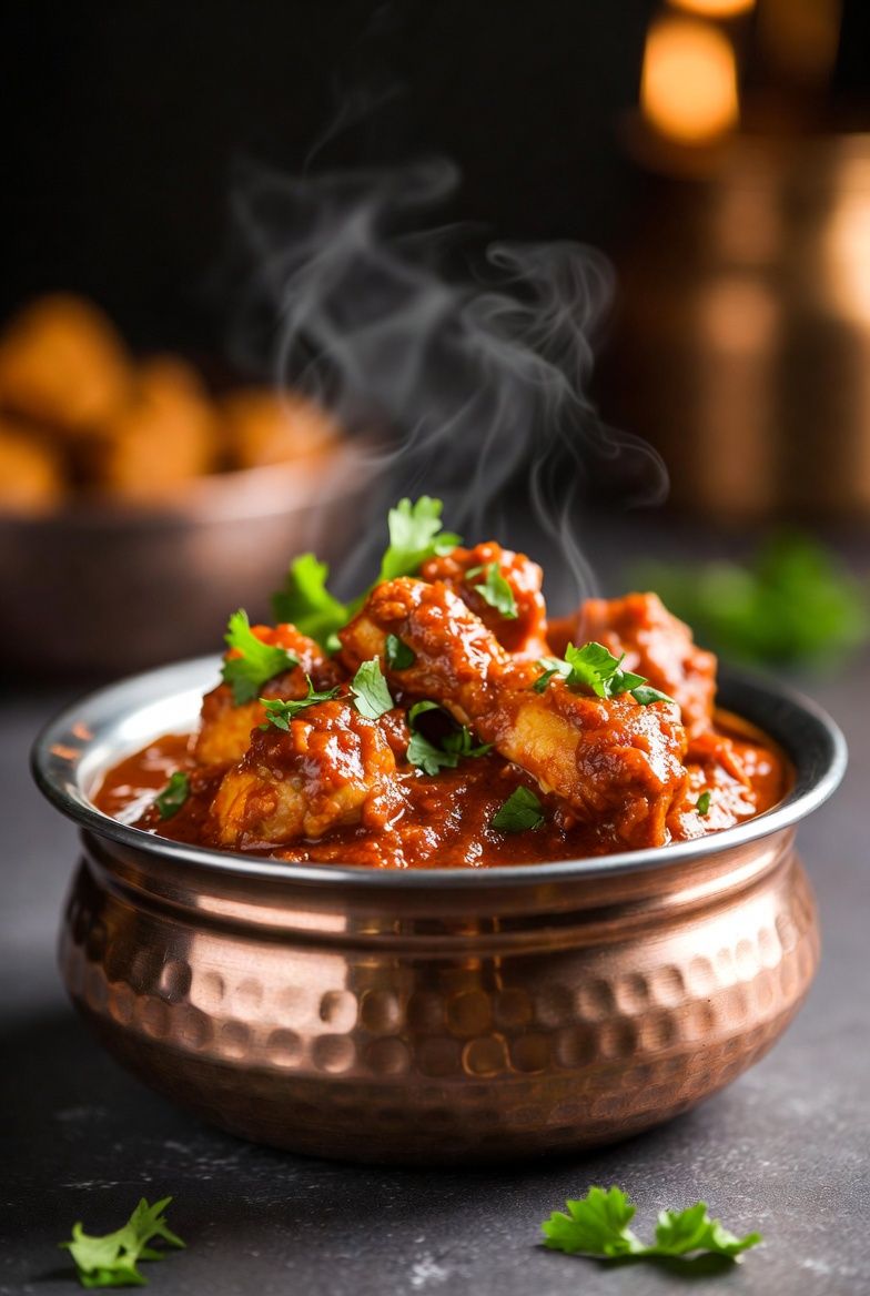 Spicy Rajpura-Inspired Chicken Curry with Garam Masala