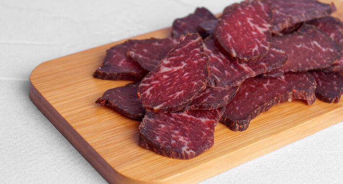 Pan-Seared Grass-Fed Beef Jerky Snack Bites