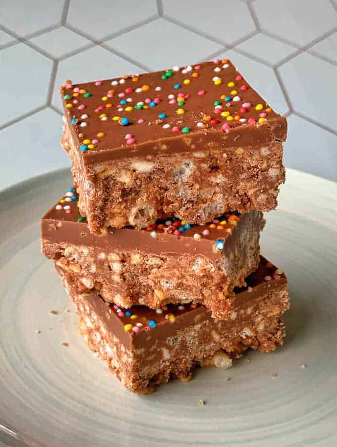 No-Bake Milo Slice with Chocolate and Condensed Milk