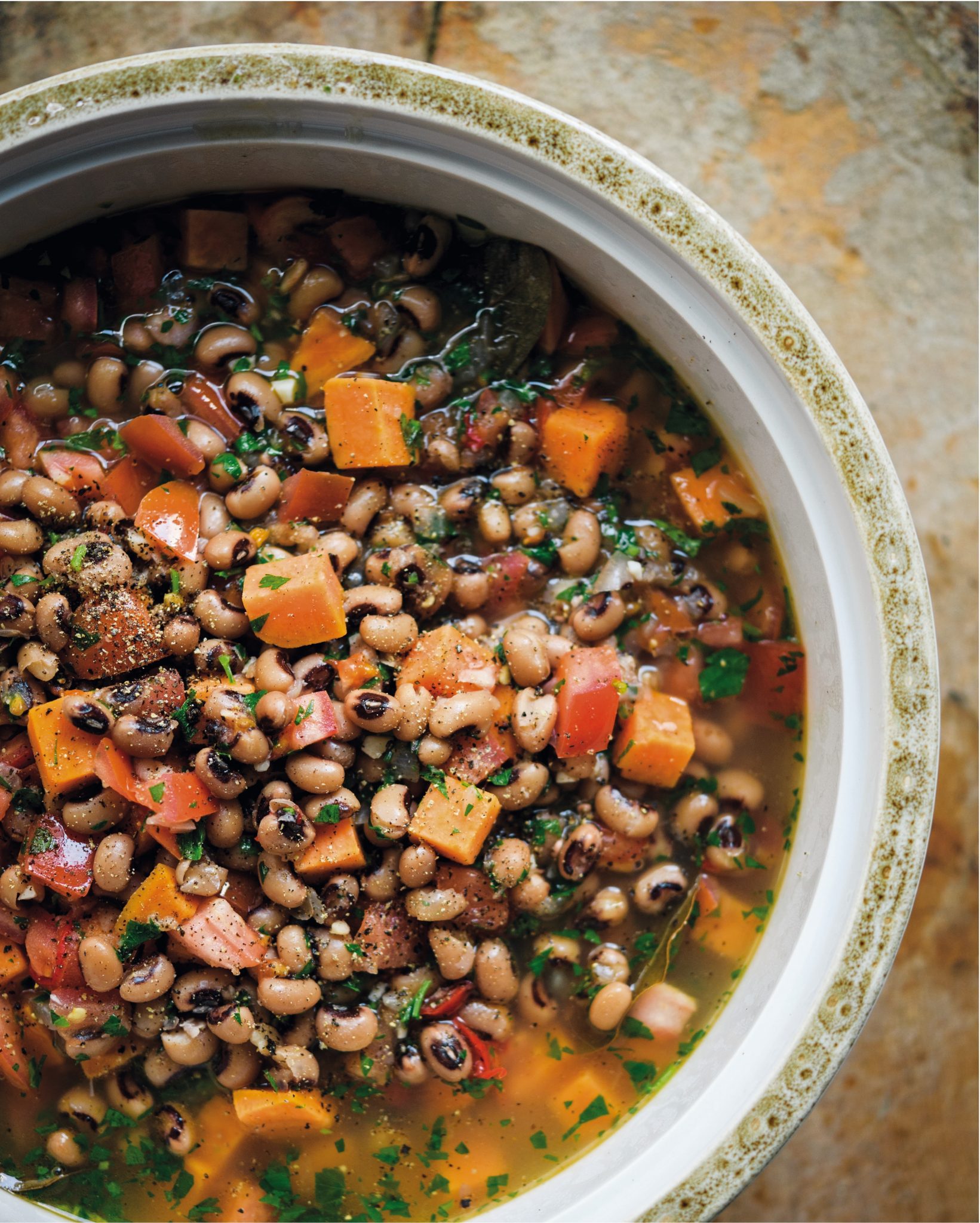 Sweet Potato and Black-Eyed Pea Stew with Kenyan Spices