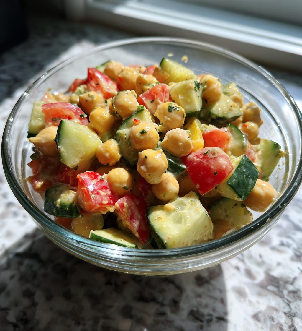 Baked Lemon-Tahini Chickpea Salad with Sumac