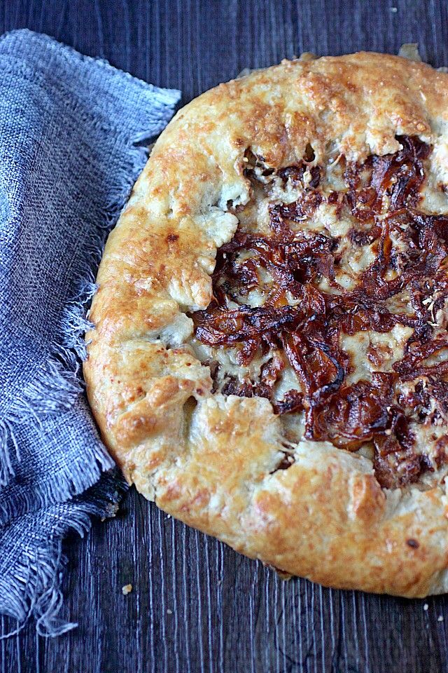 Caramelized Onion and Gruyère Galettes