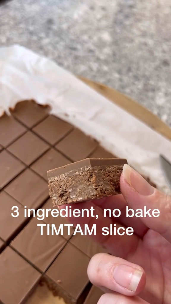 No-Bake Tim Tam-Inspired Chocolate Slice