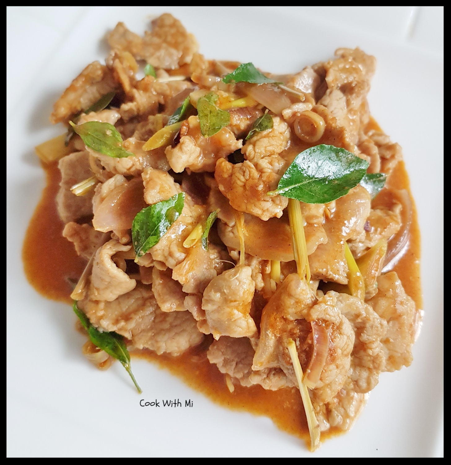 Lemongrass Pork Stir-Fry with Coconut Curry