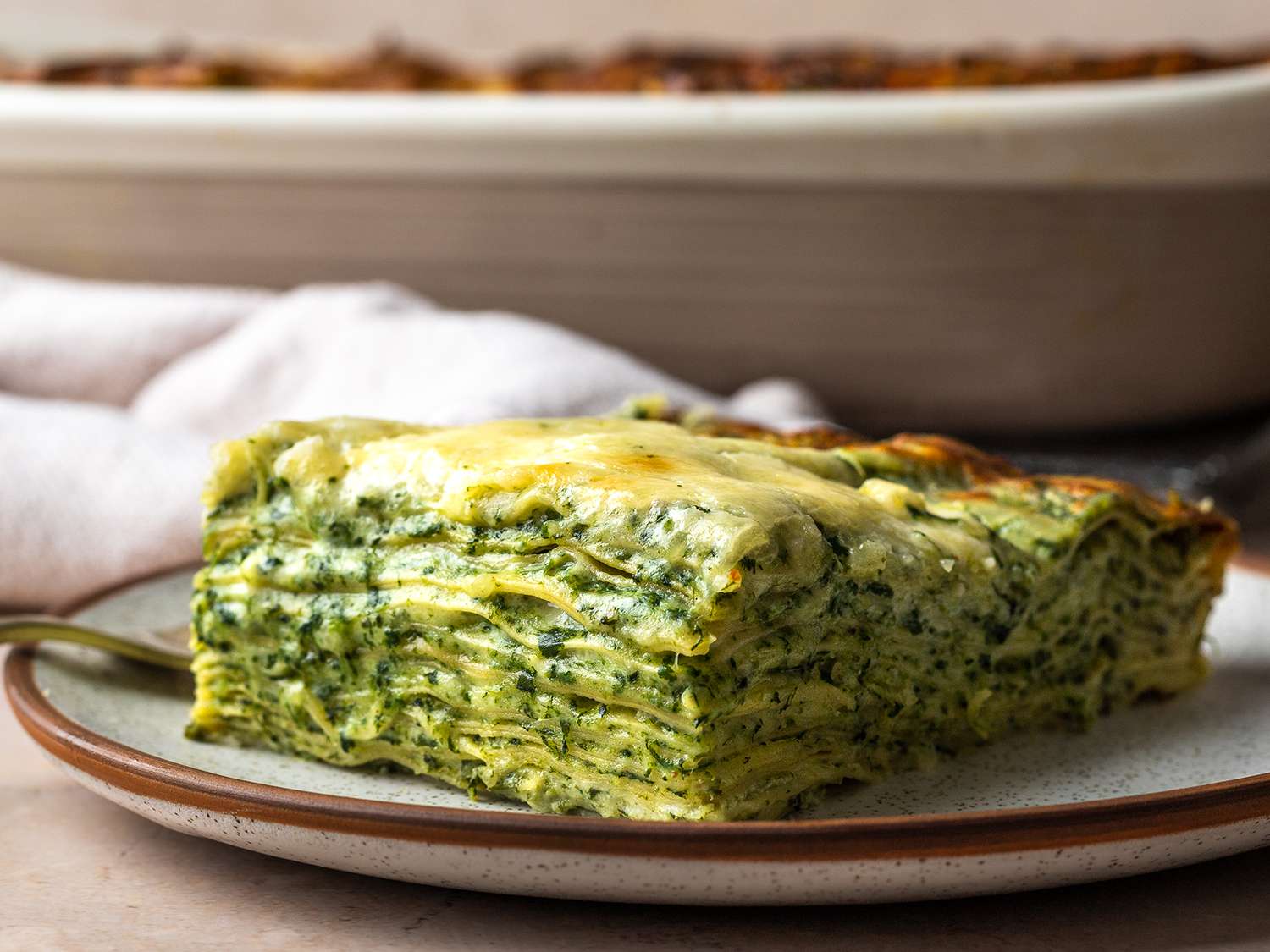 Haikyuu-Style Layered Lasagna with Spinach and Bolognese