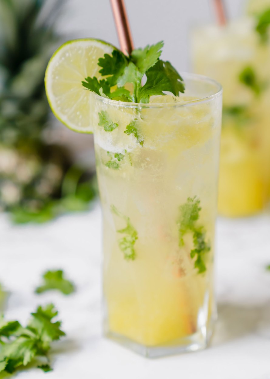 Cilantro Lime Vodka Fizz