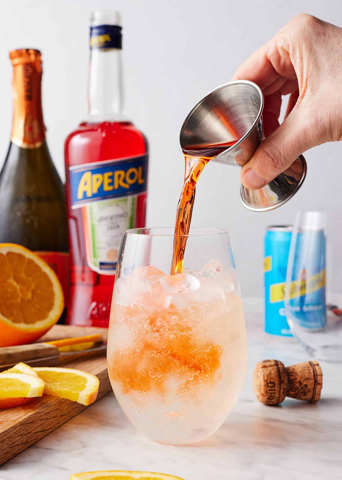 Prosecco and Aperol Sparkling Spritz