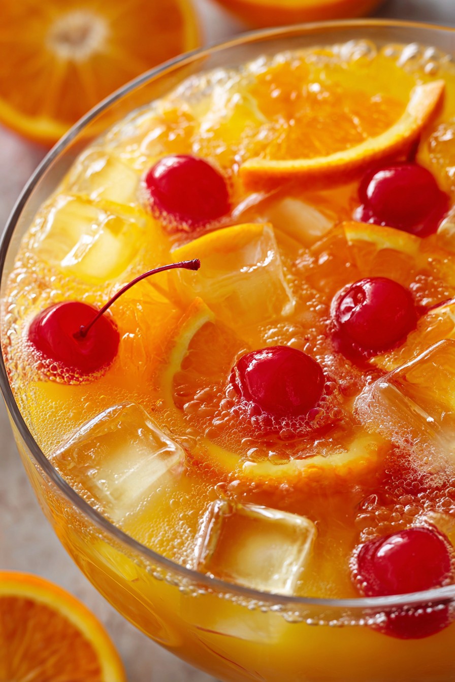 Orange-Red Aperitivo Citrus Punch