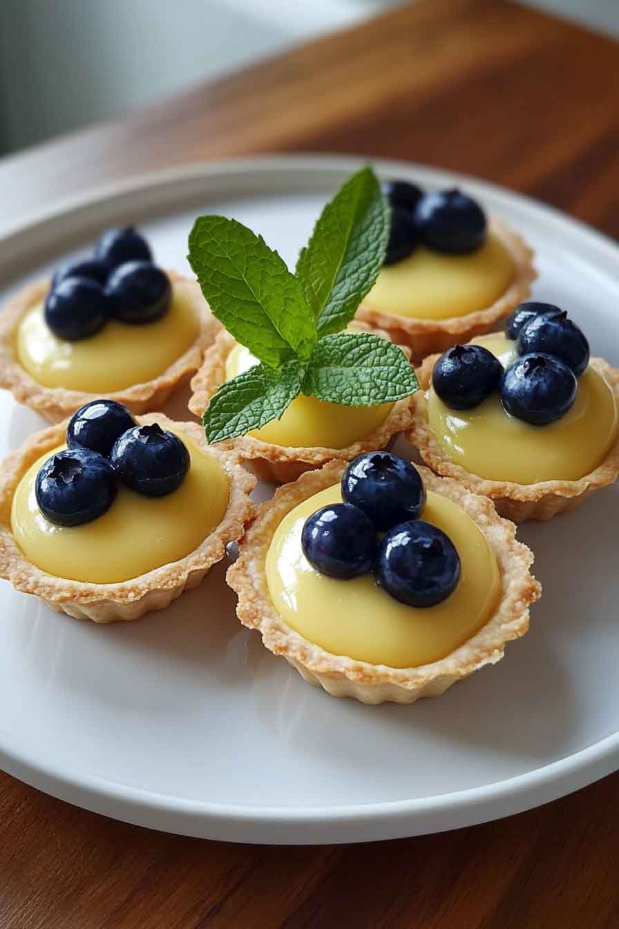 Lemon-Blueberry Tartlets