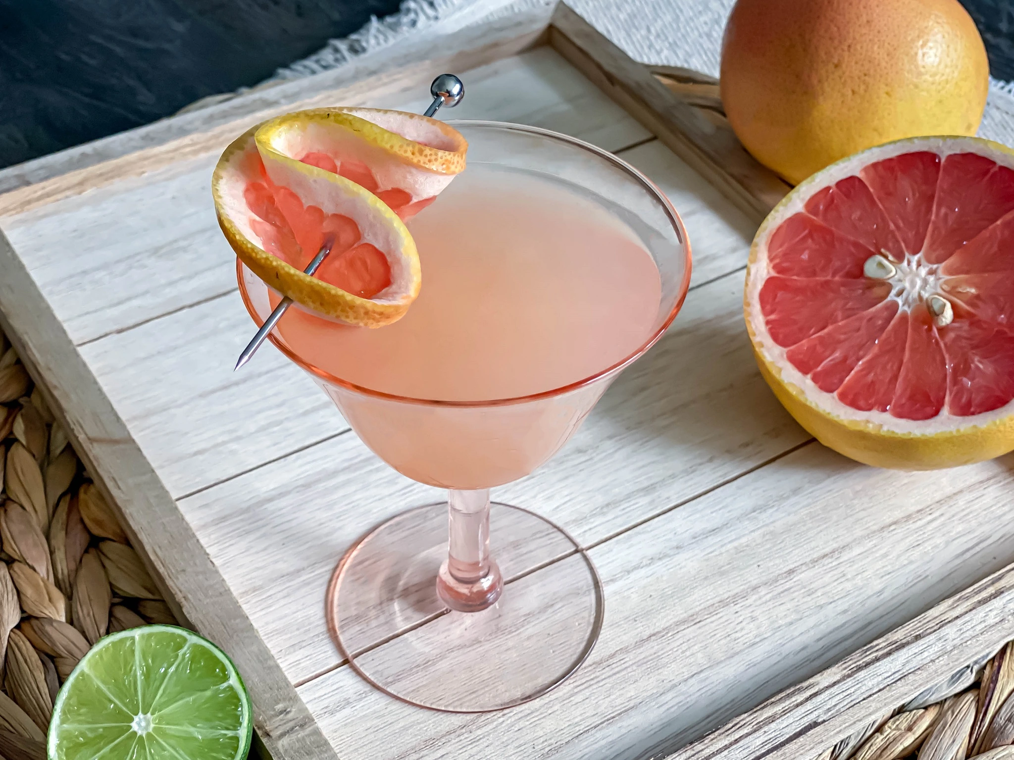 Shaken Gin Grapefruit Gimlet